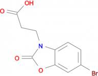 3-(6-bromo-2-oxo-1,3-benzoxazol-3(2H)-yl)propanoic acid