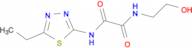 N-(5-ethyl-1,3,4-thiadiazol-2-yl)-N'-(2-hydroxyethyl)ethanediamide