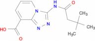 3-[(3,3-dimethylbutanoyl)amino][1,2,4]triazolo[4,3-a]pyridine-8-carboxylic acid