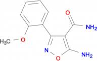 5-amino-3-(2-methoxyphenyl)isoxazole-4-carboxamide