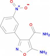5-amino-3-(3-nitrophenyl)isoxazole-4-carboxamide