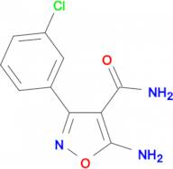 5-amino-3-(3-chlorophenyl)isoxazole-4-carboxamide