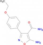 5-amino-3-(4-ethoxyphenyl)isoxazole-4-carboxamide