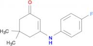 3-[(4-fluorophenyl)amino]-5,5-dimethylcyclohex-2-en-1-one