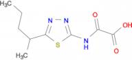 {[5-(1-methylbutyl)-1,3,4-thiadiazol-2-yl]amino}(oxo)acetic acid