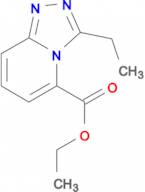 ethyl 3-ethyl[1,2,4]triazolo[4,3-a]pyridine-5-carboxylate