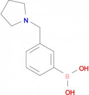 [3-(pyrrolidin-1-ylmethyl)phenyl]boronic acid hydrochloride propan-2-ol