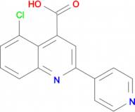 5-chloro-2-pyridin-4-ylquinoline-4-carboxylic acid