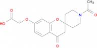 [(1'-acetyl-4-oxo-3,4-dihydrospiro[chromene-2,4'-piperidin]-7-yl)oxy]acetic acid