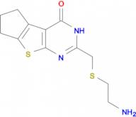 2-{[(2-aminoethyl)thio]methyl}-3,5,6,7-tetrahydro-4H-cyclopenta[4,5]thieno[2,3-d]pyrimidin-4-one