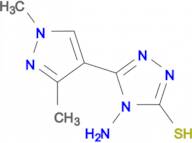 4-amino-5-(1,3-dimethyl-1H-pyrazol-4-yl)-4H-1,2,4-triazole-3-thiol