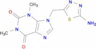 9-[(5-amino-1,3,4-thiadiazol-2-yl)methyl]-1,3-dimethyl-3,9-dihydro-1H-purine-2,6-dione
