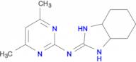 4,6-dimethyl-N-(octahydro-2H-benzimidazol-2-ylidene)pyrimidin-2-amine