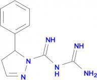 N-[amino(imino)methyl]-5-phenyl-4,5-dihydro-1H-pyrazole-1-carboximidamide