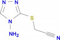[(4-amino-4H-1,2,4-triazol-3-yl)thio]acetonitrile