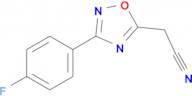 [3-(4-fluorophenyl)-1,2,4-oxadiazol-5-yl]acetonitrile