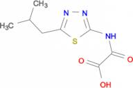 [(5-isobutyl-1,3,4-thiadiazol-2-yl)amino](oxo)acetic acid