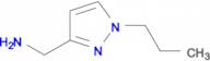 [(1-propyl-1H-pyrazol-3-yl)methyl]amine
