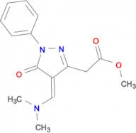 methyl {(4Z)-4-[(dimethylamino)methylene]-5-oxo-1-phenyl-4,5-dihydro-1H-pyrazol-3-yl}acetate