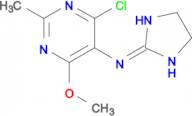 4-chloro-N-imidazolidin-2-ylidene-6-methoxy-2-methylpyrimidin-5-amine