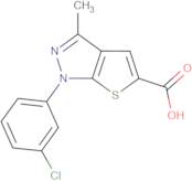 1-(3-chlorophenyl)-3-methyl-1H-thieno[2,3-c]pyrazole-5-carboxylic acid