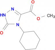 methyl 4-cyclohexyl-5-oxo-4,5-dihydro-1H-1,2,4-triazole-3-carboxylate