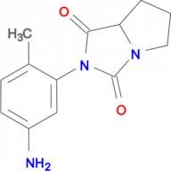 2-(5-amino-2-methylphenyl)tetrahydro-1H-pyrrolo[1,2-c]imidazole-1,3(2H)-dione