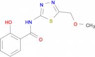 2-hydroxy-N-[5-(methoxymethyl)-1,3,4-thiadiazol-2-yl]benzamide