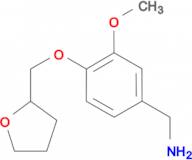 [3-methoxy-4-(tetrahydrofuran-2-ylmethoxy)benzyl]amine