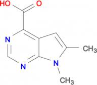 6,7-DIMETHYL-7H-PYRROLO[2,3-D]PYRIMIDINE-4-CARBOXYLIC ACID