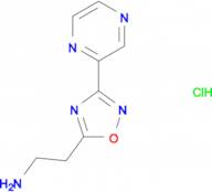 [2-(3-pyrazin-2-yl-1,2,4-oxadiazol-5-yl)ethyl]amine hydrochloride