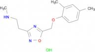 (2-{5-[(2,4-dimethylphenoxy)methyl]-1,2,4-oxadiazol-3-yl}ethyl)methylamine hydrochloride