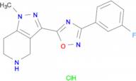 3-[3-(3-fluorophenyl)-1,2,4-oxadiazol-5-yl]-1-methyl-4,5,6,7-tetrahydro-1H-pyrazolo[4,3-c]pyridine hydrochloride