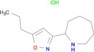 2-(5-propylisoxazol-3-yl)azepane hydrochloride