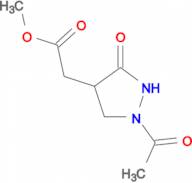methyl (1-acetyl-3-oxopyrazolidin-4-yl)acetate