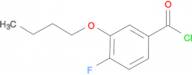 3-n-Butoxy-4-fluorobenzoyl chloride