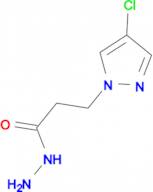 3-(4-chloro-1H-pyrazol-1-yl)propanohydrazide