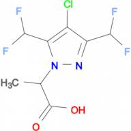 2-[4-chloro-3,5-bis(difluoromethyl)-1H-pyrazol-1-yl]propanoic acid