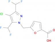 5-{[4-chloro-3,5-bis(difluoromethyl)-1H-pyrazol-1-yl]methyl}-2-furoic acid