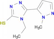 4-ethyl-5-(1-methyl-1H-pyrazol-5-yl)-4H-1,2,4-triazole-3-thiol