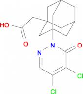 [3-(4,5-dichloro-6-oxopyridazin-1(6H)-yl)-1-adamantyl]acetic acid