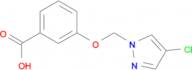 3-[(4-chloro-1H-pyrazol-1-yl)methoxy]benzoic acid