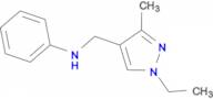 N-[(1-ethyl-3-methyl-1H-pyrazol-4-yl)methyl]-N-phenylamine