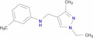 N-[(1-ethyl-3-methyl-1H-pyrazol-4-yl)methyl]-N-(3-methylphenyl)amine