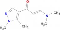 (2Z)-3-(dimethylamino)-1-(1,5-dimethyl-1H-pyrazol-4-yl)prop-2-en-1-one