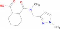 2-({methyl[(1-methyl-1H-pyrazol-3-yl)methyl]amino}carbonyl)cyclohexanecarboxylic acid