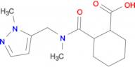 2-({methyl[(1-methyl-1H-pyrazol-5-yl)methyl]amino}carbonyl)cyclohexanecarboxylic acid