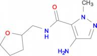 4-amino-1-methyl-N-(tetrahydrofuran-2-ylmethyl)-1H-pyrazole-5-carboxamide