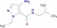 4-amino-1-ethyl-N-isobutyl-1H-pyrazole-5-carboxamide