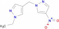 1-ethyl-4-[(4-nitro-1H-pyrazol-1-yl)methyl]-1H-pyrazole